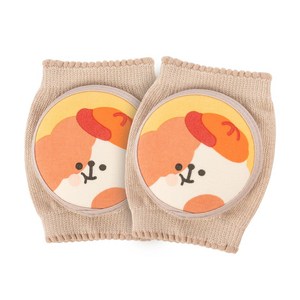아띠빠스 유아동 쑥쑥 무릎 보호대, 옐로우 쑥자, 1세트
