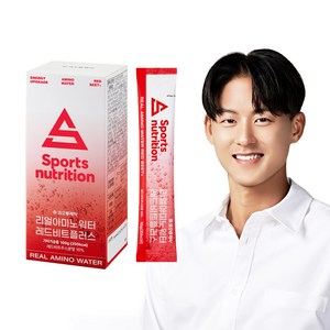 코오롱 리얼아미노워터 레드비트 플러스 (10포) BCAA, 10g, 10개