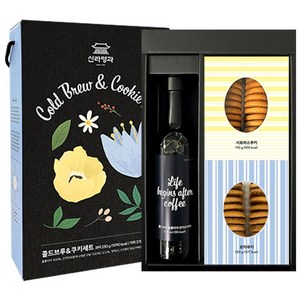 신라명과 콜드브루 쿠키세트, 1개, 콜드브루375ml+모카쿠키120g+시트러스 쿠키110g