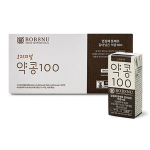 껍질째 통째로 약콩100, 190ml, 24개