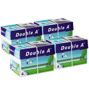 더블에이 A4 복사용지(A4용지) 80g 2000매 4BOX, 8000개
