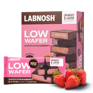 랩노쉬 저당 웨하스 초코딸기, 530g, 1박스
