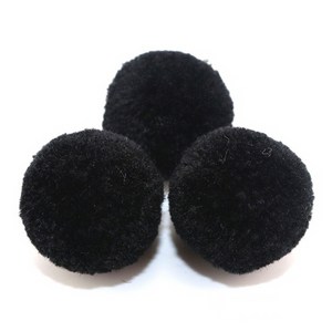 아트위브 핸드메이드 울 소재 폼폼이 20mm, 20개, #06(블랙)