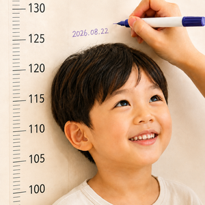 블랙빈 기포없는 간편밀착 5cm 단위 투명 키재기 스티커