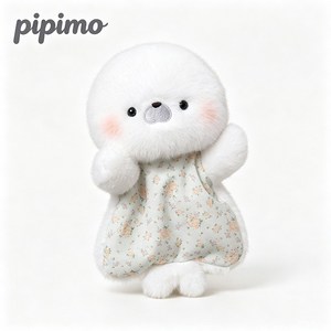 pipimo 귀여운 애착인형 봉제인형 말랑 스퀴시 양 인형 선물용 장식, 1개, 물개, 16cm