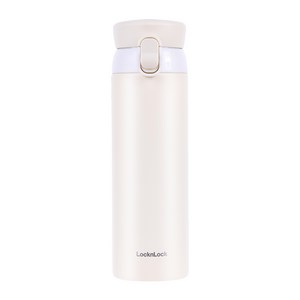 락앤락 마카롱 원터치 텀블러, 1개, 450ml, 아이보리
