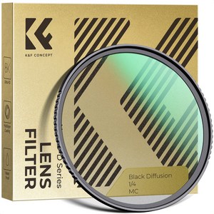 K&F CONCEPT Nano-D 블랙 미스트 1/4 필터, 1개, 67mm