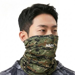 HMK 프리미엄 멀티 쿨 넥워머 마스크 자외선 차단 남여공용 스카프 12가지 색상, 1개, 13 밀리터리