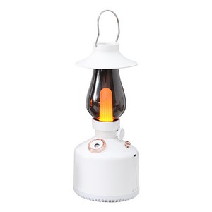 HK.SELL 무선 캠핑 감성 랜턴 가습기, 화이트, 화이트