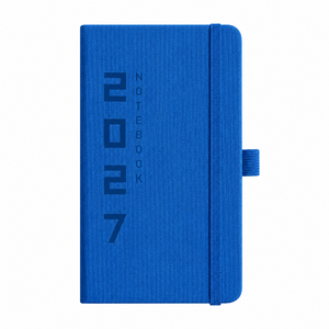DOA LIFE 2027년 미니 날짜형 주간 업무용 다이어리 플래너 10x17.5cm 노트 일기장 수첩, 1개, 블루