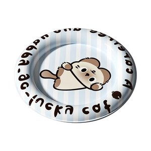 메크모모 강아지쿨매트 고양이쿨매트 냉감패드 강아지쿨방석 고양이쿨방석 애견쿨매트 동그란, 1개, 라이트 블루