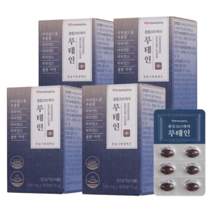 광동 365케어 루테인, 30정, 4개