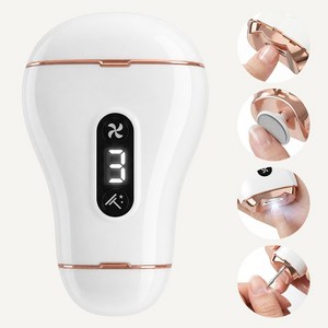 신출시 자동 손톱깎이+네일비트 5종 전동 손톱 관리기 손톱 정리 손발톱 각질제거, 1개, 베이지