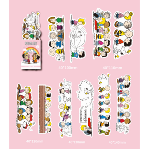 스누피 책갈피 모음 학생 독서 북마크 선물, 1세트, 우리는 친구