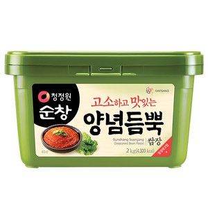 청정원순창 양념듬뿍 쌈장, 2kg, 1개