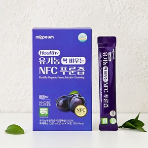 미쁨생활건강 헬씨 유기농 씩비우는 NFC 푸룬즙, 14개