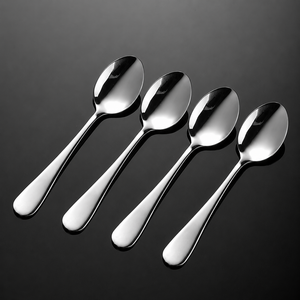 굿라이프 티스푼 4세트 12.6cm, 4개, 실버