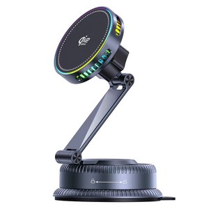 Helind Qi2 25w 진공 흡착 대형 설거지 자기 흡입차 무선 고속 충전 연장 휴대폰 스탠드, K33-V, 총색