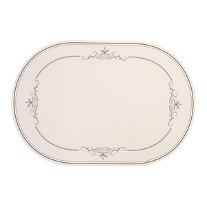 디아르 플래티넘 실리콘 방수 식탁매트 그라치오소, 오트밀베이지, 43 x 29.5 cm, 1개
