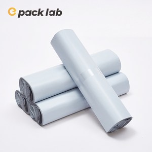 epacklab 화이트 LDPE 택배봉투 0.07T 이중지 접착식 의류 포장봉투, 100개