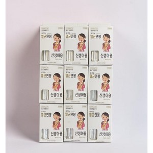 국내산 신생아 유기농 멸균면봉 개별포장, 9개, 30개입