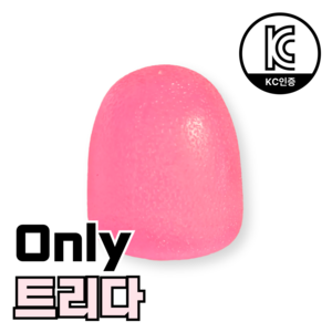 트리다 KC인증 로제 스트레스볼 스퀴시 말랑이, 분홍, 1개