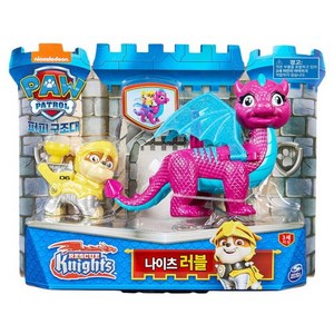 퍼피구조대 나이츠 러블 피규어, 혼합색상, 1개