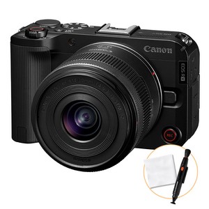 캐논 공식총판 EOS R50 V 14-30mm KIT (블랙)+ 렌즈 클리닝 펜+ 융 미러리스 카메라, EOS R50 V 14-30mm KIT (블랙)