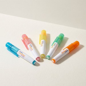 하고로모 분필홀더캡 5종 세트 하고모로 자석 홀더, 블루,핑크,옐로우,그린,오렌지, 5개