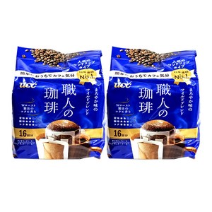 유씨씨 쇼쿠닝 드립 마일드 블렌드 커피, 7g, 16개입, 2개