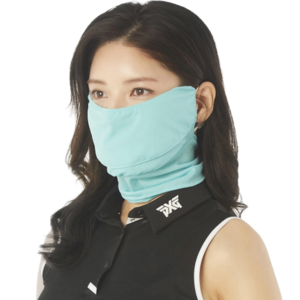 고운골프 UV차단 앨리스 리본 마스크, 터키블루, 1개