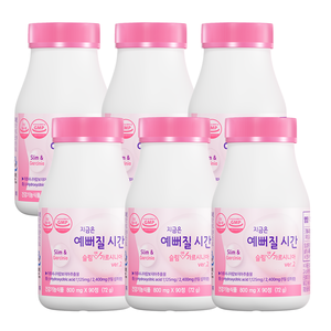 [3+3] 지금은 예뻐질 시간 슬림엔 가르시니아 다이어트 보조제 체지방감소 탄수화물 차단 800mg 90정 6개