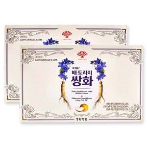동화약품 부채표 배 도라지 쌍화, 20개, 120ml