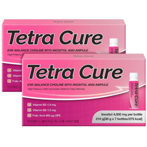 테트라큐어 이브밸런스 콜린 미오 이노시톨 4000mg 앰플, 2박스, 42g