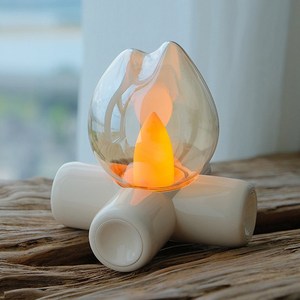 사는잼 LED 모닥불 촛불 충전식 불멍 무드등 취침등 수유등 수면등