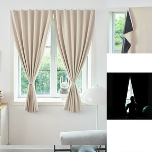 Anystar 찍찍이 커튼 벨크로 무타공 암막 암막커튼 가림막