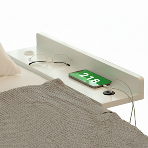 국내제작 아이린 엘린 침대 협탁 선반 틈새장, 화이트