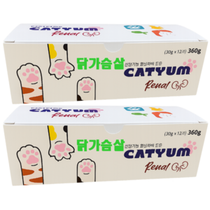 베러펫 캣냠 레날 고양이습식사료 고양이캔 고양이사료, 30g, 24개, 닭