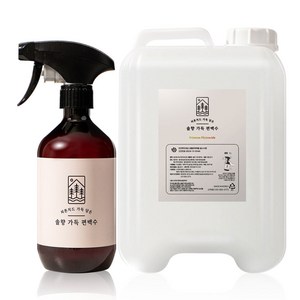 솔향가득 잎 편백수 천연 피톤치드 탈취제 + 스프레이 공병, 1개, 20L