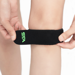 스포츠 슬개골 무릎보호대 신축성 좋음 통기성 러닝 하이킹 테니스 운동용 블랙 남녀공용 2개 세트
