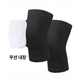 스타 쿠션 무릎보호대 2개 한세트 XD321, 1개, 블랙 M