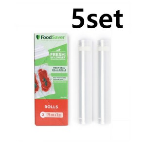 푸드세이버 진공 밀봉롤 28cm 2p, FSFSBF0626-071, 5개