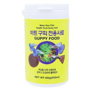 YB 오션웨이브 비트 구피 전용사료, 250ml, 1개
