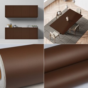 3M 친환경 접착식 가구 문 방문 책상 냉장고 싱크대 붙박이장 다용도 리폼 인테리어필름, 08. VMC115 밤색