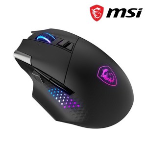 MSI VERSA PRO 유무선 게이밍 마우스 게이밍 블루투스 마우스 컴퓨터 노트북 게임용 PC, VERSA프로, 블랙
