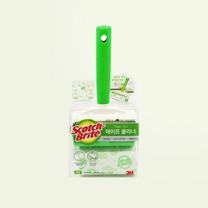 3M 스카치브라이트 테이프클리너 본체 중형 핸들 팩 + 리필2개입, 1세트