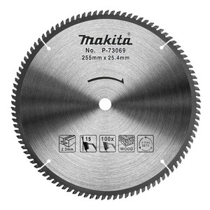 마끼다 팁쏘 목공용 TCT 원형톱날, P-73069(255mm)