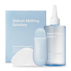 오피겐 피지 멜팅 솔루션 + 코튼 패드 50매 + 스크리퍼 / 블랙헤드 제거, 1개, 240ml