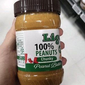 리고 100% 땅콩버터 청키, 453g, 1개