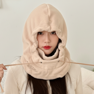 디트리 플리스 후드 넥워머, 03브라운, 1개